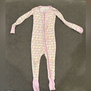 Little Sleepies Zippie Rainbow Print
